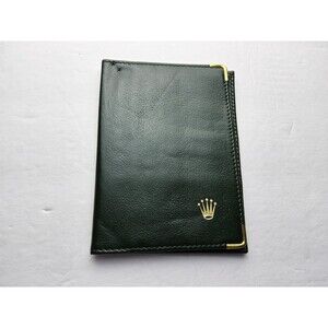 Vintage Rolex Leather Passport Holder Wallet Case 0068.08.05